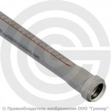 Труба PP-H канализационная серая Дн 32х1,8 безнапорная L=1м в/к Ostendorf HT HTEM