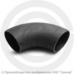 Отвод 133х3,5 (Ду-125) стальной (Ст.20) 90 градусов