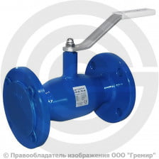 Кран стальной фланцевый Ду-40 Ру-40 L=200мм полнопроходной Temper КШ.Ц.Ф. П/П