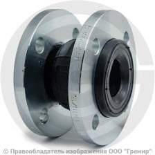 Вибровставка резиновая фланцевая Ду-65 Ру-10/16 EPDM Tecofi DI7240N
