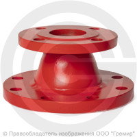 Переход фланцевый ПФ (ХФ) стальной Ду 150-80 Ру-16 КЗСД