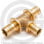 Тройник бронзовый для PE-X труб Дн 16-16-16 RAUTITAN PLATINUM RX Rehau