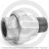 Американка прямая чугунная оцинкованная ВР-НР (ВН-НАР) Ду 20 (3/4&quot;)