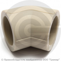 Угольник PP-RCT серый Дн 40 45гр Wavin Ekoplastik