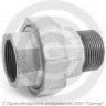 Американка прямая чугунная оцинкованная ВР-НР (ВН-НАР) Ду 32 (1 1/4&quot;)