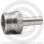Штуцер под шланг "елочка" нержавеющий AISI 304 Ду 25-15мм (1"-15мм)