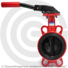 Затвор дисковый поворотный межфланцевый Ду-80 Ру-16 EPDM HT с чугунным диском АДЛ Гранвэл ЗПТС-FL(W)-MN-HT