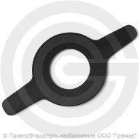 Прокладка фланцевая резиновая ТМКЩ Ду-50 Ру 10-40 (106х57х5) 5 мм с ушком исп.А ГОСТ 15180-86 Прокладка фланцевая резиновая ТМКЩ Ду-50 Ру 10-40 (106х57х5) 5 мм с ушком исп.А ГОСТ 15180-86