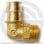 Угольник латунный для PE-X труб Дн 25-3/4" НР (НАР) GX127 Giacomini