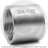 Муфта нержавеющая AISI 304 равнопроходная Ду-40 (1 1/2&quot;)