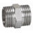 Ниппель латунный НР (НАР) Ду-25 (1&quot;) никель SantechSystems