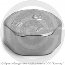 Заглушка латунная ВР (ВН) Ду-50 (2") никель Aquasfera