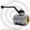 Кран латунный Ду-40 (1 1/2") Ру-25 ВР (ВН) муфтовый никель рычаг LD Pride 47.40.В-В.Р
