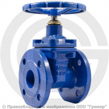 Задвижка чугунная фланцевая Ду-40 Ру-10/16 (Т<120°С) KR11 АДЛ Гранар