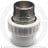 Муфта PP-R комбинированная под ключ белая НР (НАР) Дн 40-1 1/4&quot; RTP (РосТурПласт)