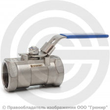 Кран нержавеющий Ду-25 (1") Ру-63 ВР (ВН) муфтовый Benarmo