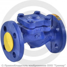 Клапан обратный подъемный чугунный фланцевый Ду-15 Ру-16 (Т<300°С) 287A Zetkama
