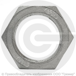 Контргайка нержавеющая AISI 304 6-ти гранная ВР-ВP Ду-32 (1 1/4")