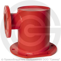 Подставка пожарная односторонняя фланцевая ППОФ стальная Ду-150 Ру-16 КЗСД