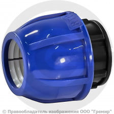 Заглушка ПЭ компрессионная Дн 50 Ру-16 VALFEX