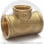 Тройник латунный переходной ВР (ВН) Ду 20-15-20 (3/4"-1/2"-3/4") LD