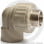 Угольник PP-R комбинированный серый НР (НАР) Дн 20-3/4" 90гр Wavin Ekoplastik