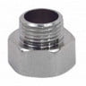 Переход латунный (переходник) НР-ВР (НАР-ВН) Ду 20-32 (3/4&quot;-1 1/4&quot;) никель SantechSystems