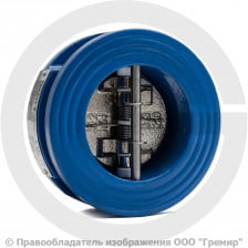 Клапан обратный двухстворчатый чугунный межфланцевый Ду-40 Ру-16 (Т<110°С) ств чугун CB3448N Tecofi