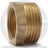 Футорка латунная НР-ВР (НАР-ВН) Ду 10-8 (3/8&quot;-1/4&quot;) VALFEX