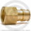 Муфта латунная для PE-X труб Дн 25-1/2" ВР (ВН) РОС