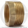Футорка латунная НР-ВР (НАР-ВН) Ду 15-8 (1/2&quot;-1/4&quot;) VALFEX