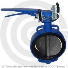 Затвор чугунный поворотный фланцевый Ду-50 Ру-16 из чугуна EPDM с чугунным диском ABRA BUV-FL226