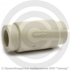 Клапан обратный PP-R серый Дн 32 Pro Aqua