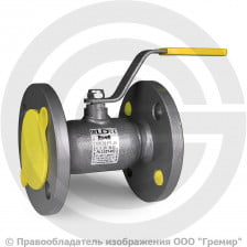 Кран стальной фланцевый Ду-40 Ру-40 L=165мм LD КШ.Ц.Ф. 040.040.Н/П