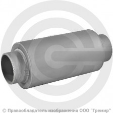 Компенсатор сильфонный осевой однослойный с кожухом и внутренним экраном Ду-65 Ру-16 L=290мм под приварку патрубки сталь DEK Hortum