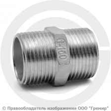 Ниппель нержавеющий AISI 304 НР (НАР) Ду-25 (1")