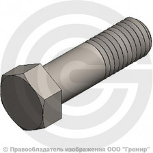 Болт нержавеющий A2 М10х30 DIN 933