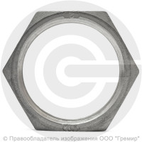 Контргайка нержавеющая AISI 316 6-ти гранная ВР-ВP Ду-40 (1 1/2")
