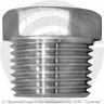 Заглушка нержавеющая AISI 304 6-ти гранная НР (НАР) Ду-20 (3/4&quot;)