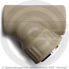 Клапан обратный PP-R серый Дн 32 Wavin Ekoplastik
