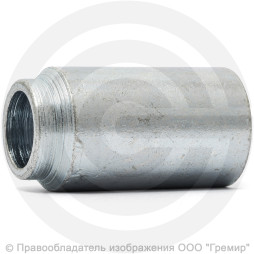 Бобышка стальная оцинкованная для термометра, манометра и датчика давления вварная прямое М20х1,5 L=55мм ВР (ВН) БП-05 Багория