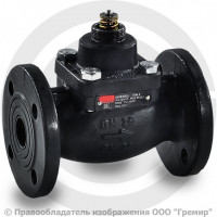 Клапан регулирующий чугунный фланцевый Ду-250 Ру-16 Kvs=630 м3/ч VFM-2R Ридан
