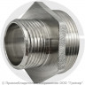 Ниппель латунный переходной НР (НАР) Ду 20-15 (3/4&quot;-1/2&quot;) никель SantechSystems