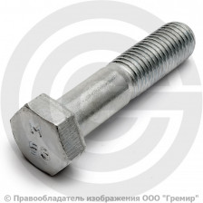 Болт стальной оцинкованный М20х75 ГОСТ 7798-70