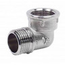 Уголок (угольник) латунный ВР-НР (ВН-НАР) Ду-15 (1/2&quot;) никель SantechSystems