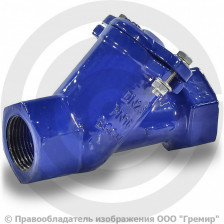 Клапан обратный шаровый чугунный муфтовый Ду-65 (2 1/2") Ру-16 ВР (ВН) (Т<70°С) шар сталь+NBR 401D Zetkama