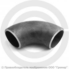 Отвод П90 89х6 (Ду-80) стальной (Ст.20) 90 градусов ГОСТ 17375