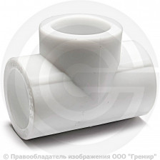 Тройник PP-R белый Дн 25 PRO VALFEX