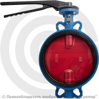 Затвор дисковый поворотный межфланцевый Ду-300 Ру-16 EPDM с чугунным диском Tecofi VPI4448-02EP