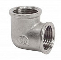 Уголок (угольник) латунный ВР (ВН) Ду-20 (3/4") никель SantechSystems